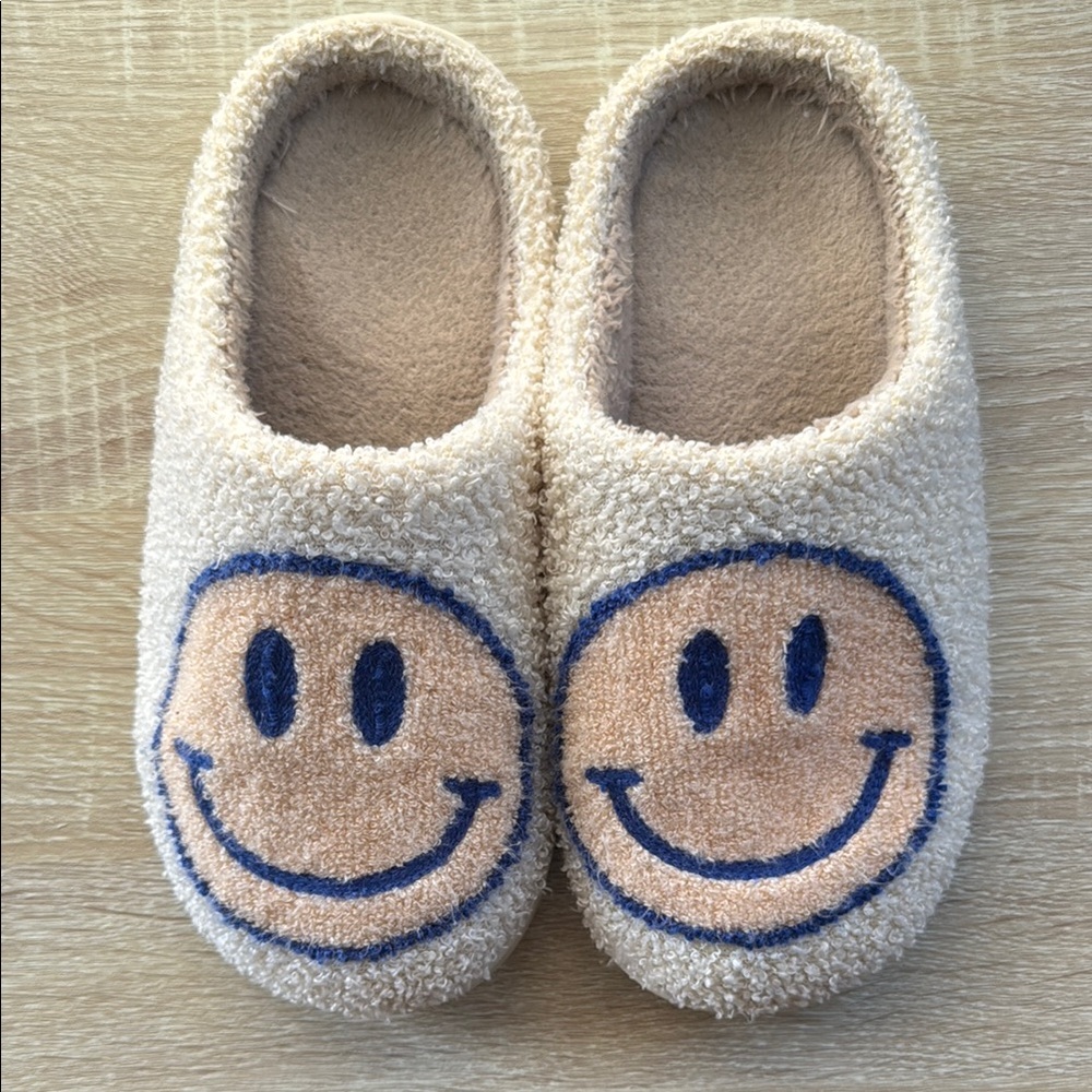 Smiley Face Slippers